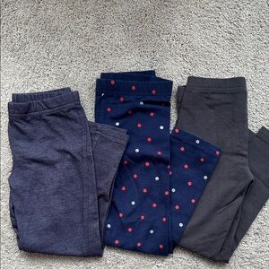 Carter’s lot of 3 leggings